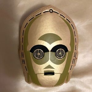 Star Wars Gold and Olive C-3PO Face Wallet
